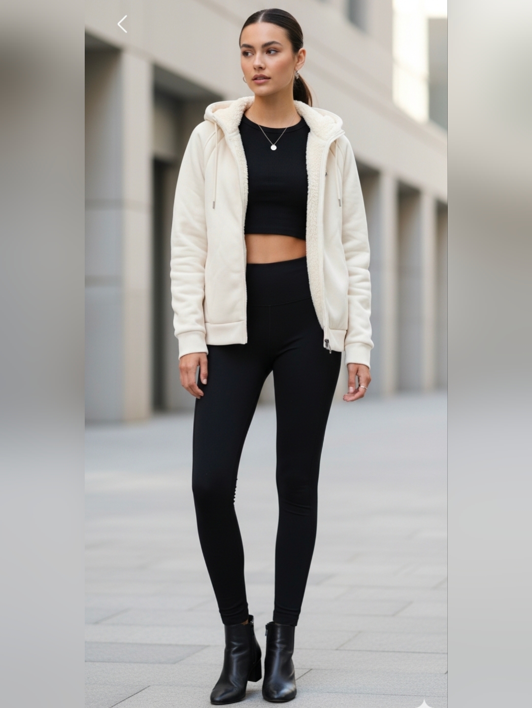 Spyder Double-Knit Sherpa-Lined Hoodie
